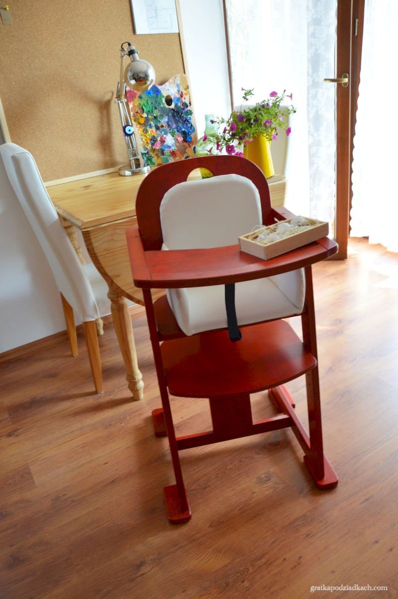renowacja krzesełka do karmienia